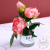 Living Room Table Decoration Bouquet Artificial Flower Ornament Plastic Flowers Dried Flower Artificial Flower Greenery Small Pot Plant Furnishings