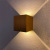 Wall Lamp Outdoor Wall Lamp Square Foreign Trade Aluminum Upper and Lower Luminous MoistureProof Lamp Wall Lamp