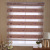 Korean-Style Soft Gauze Curtain, Natural and Cozy Home Office Double Roller Blind Roller Blind Louver Curtain Factory Direct Sales