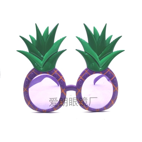 pineapple shape festival party glasses hawaiian glasses beach party fruit party ball funny glasses