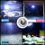 Cross-Border New LED UFO Lights Solar Charging Light with Emergency Power Bank Hook Night Market Light Stall Light