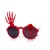 Funny Halloween Glasses Ghost Festival Party Dress up Makeup Ball Performance Props Ghost Hand Glasses