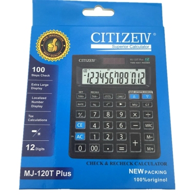 MJ-120 Crystal Button Calculator with Check Button