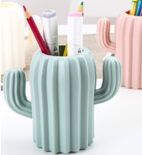 creative cactus pen holder simple office supplies desktop creativity personalized vase decoration