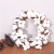  Christmas Party Decorating Cotton Wreath Simulation Handmade Farmhouse Wreath For Wall Front Door Xmas Supplies