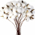Natural Artificial Flower Cotton Simulation Flower Dried Flower Photo Props Decoration Wedding Party Decoration Fake Flo