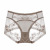 Factory Direct Sales Classic Ultra-Thin Soft Lace Transparent Seamless Women's Underwear Mesh Mid Waist Classic Briefs