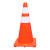 PVC Plastic Road Cone Customized Reflective Cone Ice Cream Barrel Simple Warning Column Rubber Barrier Parking Space Construction
