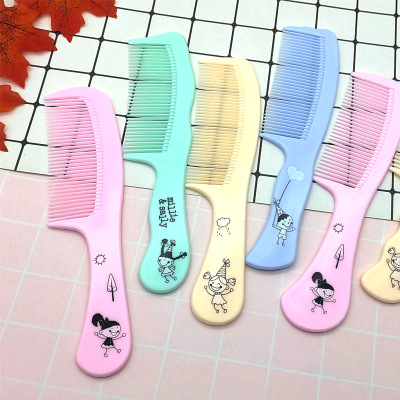 Cartoon Plastic Hairbrush Portable Anti-Static Comb Air Cushion Comb Plastic Hairbrush Home Hair Tangle Teezer Printing Comb