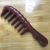 Factory Direct Sales Natural Log Green Sandalwood Comb Thickened Handle Wide Tooth Massage Comb Massage Acupuncture Point Comb through Meridian