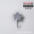 Cute Pastoral Style Flower Sticky Hook Strong Waterproof and Traceless Viscose Hook Creative Nordic Rotatable Film Hook