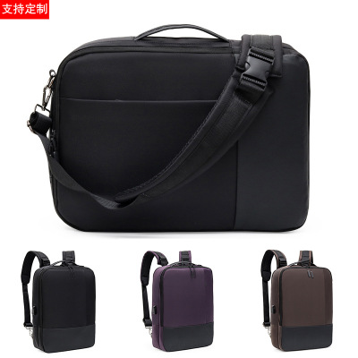 Factory Supply Handbag Waterproof Nylon Shoulder Bag Custom Lolo Notebook Bag Wear-Resistant Business Backpack Batch