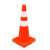 PVC Plastic Road Cone Customized Reflective Cone Ice Cream Barrel Simple Warning Column Rubber Barrier Parking Space Construction