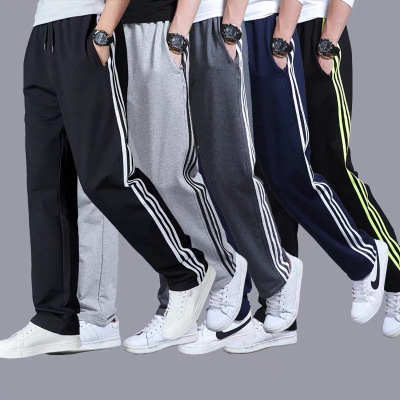 Sports Pants Men's Pants Spring and Summer Large Size Loose Casual Student Sweatpants Men's Straight Pants Trousers Grade 4 Pants