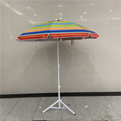 100-Inch Beach Umbrella 40-Inch Beach Umbrella Color Striped Pattern