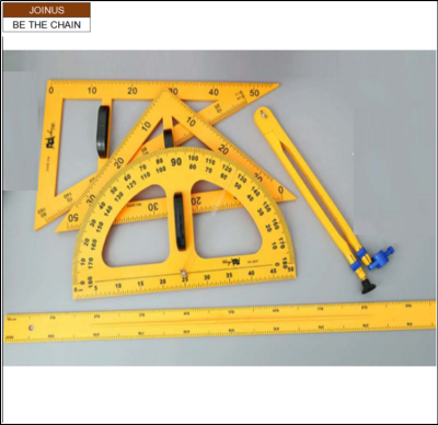 School Smart Chalkboard and Dry Erase Marker Drafting Tool triangle set squares set Geometric AF-3122
