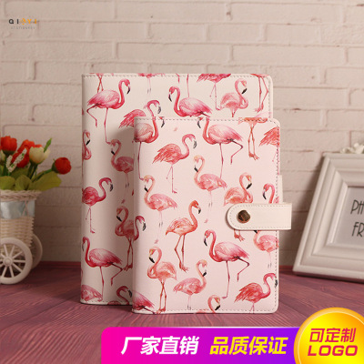 Customized Color Printing Cover 6-Hole Loose-Leaf Notebook Inner Page 100 Hand Book Detachable Notepad