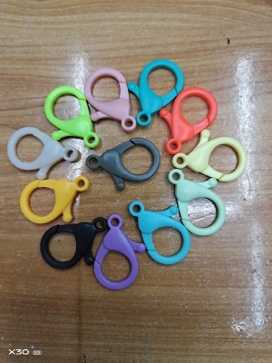 Korean Style Plastic Color Lobster New Version Size Outer Diameter 30mm Children's Special Mask Chain