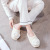 Winter New Creative Poached Egg Girl Cute Plush Slippers Indoor Silent Anti-Slip Warm Comfortable Home Shoes