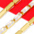[Thick Copper Sole] Vertical Dense Brass Claw Chain Rectangular Zircon Claw Chain Clothing Accessories Empty Claw Rhinestones Chain
