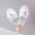 Winter Girls' Heart Three-Dimensional Cartoon One-Man Show Cow Plush Home Shoes Indoor Non-Slip Rubber Bottom Feather Slippers
