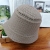 Japanese Style Solid Color Woolen Yarn Hollow Knitted Small Brim Bucket Hat Women's Autumn and Winter Leisure All-Match Bucket Hat Bucket Hat
