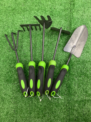 Garden Tools Two-Color Handle Shovel Dual-Purpose Hoe Large Shovel Small Shovel Hoe Three Rake Garden Shovel