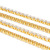 Square Four-Claw Brass Claw Chain Pendant Zircon Claw Chain Diamond-Embedded DIY Jewelry Accessories Rhinestones Empty Claw Chain