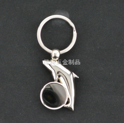 Alloy Fish-Shaped Keychain Cool Carved Key Card Advertising Gifts Promotion Creative Fashion Gifts