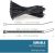 Zipper Cable Tie, 6-Inch Long Black Heavy Duty 40 Pounds Strong 6/6 Nylon Plastic Cable Management
