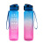 Plastic Water Bottle Frosted Gradient Bullet Cup Water Bottle Sports Water Bottle Sports Bottle Amazon Hot Travel Cup Customization