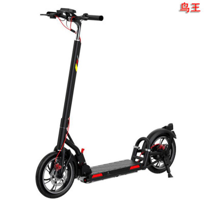 New Electric Scooter 12-Inch Scooter Adult Two-Wheel Folding Scooter Lithium Battery