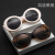 European and American Sunglasses Celebrity Street Fashion Sunglasses Women's Trendy Concave-Shaped Disco-Jumping Glasses