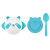 Children's Creative Bowl Stainless Steel Liner 304 Food Grade Safety Material Anti-Scald Non-Slip Cartoon Cute Portable