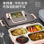 304 Stainless Steel Lunch Box Student Bento Box Canteen Compartment High School Portable Separated Office Worker Large Lunch Box