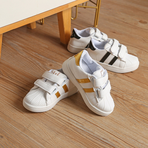 2-10 years old 2020 spring and autumn new toddler shoes board shoes boys girl‘s nude shoes soft bottom white shoes sports pre-toddling shoes