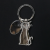 Cool Customized 3D Cat Keychain Alloy Animal Key Card Advertising Gifts Promotion Gift Hanging Buckle