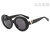 European and American Sunglasses Celebrity Street Fashion Sunglasses Women's Trendy Concave-Shaped Disco-Jumping Glasses