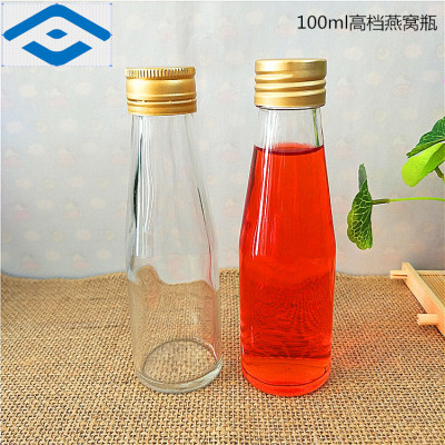 100ml High-End Beverage Bottle Instant Cubilose Bottle Enzyme Glass Bottle Health Wine Bottle Fruit Vinegar Bottle