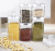 Five-Piece Multi-Functional Plastic Kitchen Storage Jar, Transparent Sealed Multi-Grain Storage Jar