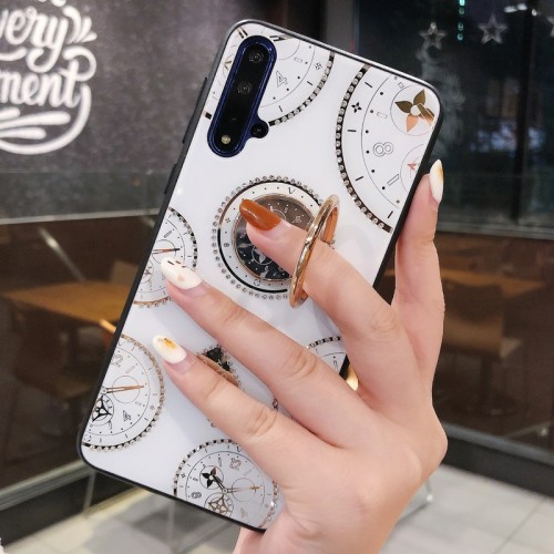 for huawei p40 phone case glory v30 luxury rhinestone nova7 drop-resistant imagination 10 clock phone case