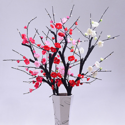 High-End Simulation Chimonanthus Home Decoration Wedding Fake Trees Branches Supermarket Window Potted Artificial Flowers Factory Wholesale