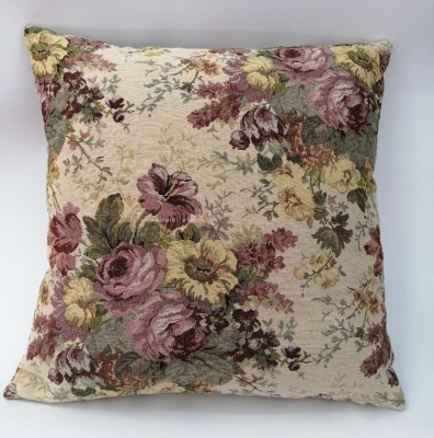 Floral Square Cushion Pillow Sofa Cushion