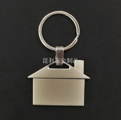 Alloy House Keychain Advertising Gifts Promotional Gifts Fashion Boutique Hanging Keychain