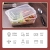 S42-2601 Plastic Refrigerator Microwave Oven Disposable Lunch Box Takeaway Fast Food Square Large Capacity to-Go Box