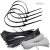 20.32cm Automatic Locking Nylon Plastic Cable Tie Winding Zipper Tie (White) Tension Tie