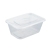 S42-2601 Plastic Refrigerator Microwave Oven Disposable Lunch Box Takeaway Fast Food Square Large Capacity to-Go Box