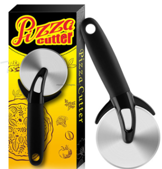Pizza Tools Stainless Steel Pizza Knife Pizza Wheel Pizza Cut with Protective Case Pizza Cutter