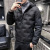 High Velvet down Jacket 2020 Short Winter New Work Clothes down Jacket Male Trend Slim-Fitting and Handsome Hooded Jacket-Music of the Tide