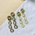 Earrings 2020 New Normcore Heavy Chain Earrings Unique Design South Korea Internet-Famous Elegant Earrings Female Tide